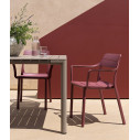 Set tavolo Tevere 147 Extensible con 6 Cassia Armachair Nardi ambientazione