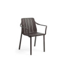 Set tavolo Tevere 147 Extensible con 8 Tiberina Armachair Nardi terra