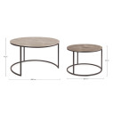 Set2 Tavolino Amira X34 tondo Bizzotto dimensioni