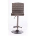 Sgabello bar Connor grigio scuro vintage Bizzotto vista