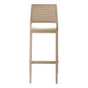 Sgabello Emi H.75 Scab Design Tortora