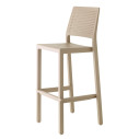 Sgabello Emi H.75 Scab Design Tortora