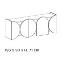 Shape Credenza 193x50x71 Mogg dimensioni