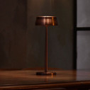 Sister Light Wi-Fi Pro lampada da tavolo Rame Zafferano ambientazione