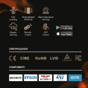 Bruciatore a bioetanolo Smart APP inserto automatico da incasso Slim 100 Divina Fire dettaglio