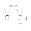 Sling lampada a sospensione KDLN dimensioni