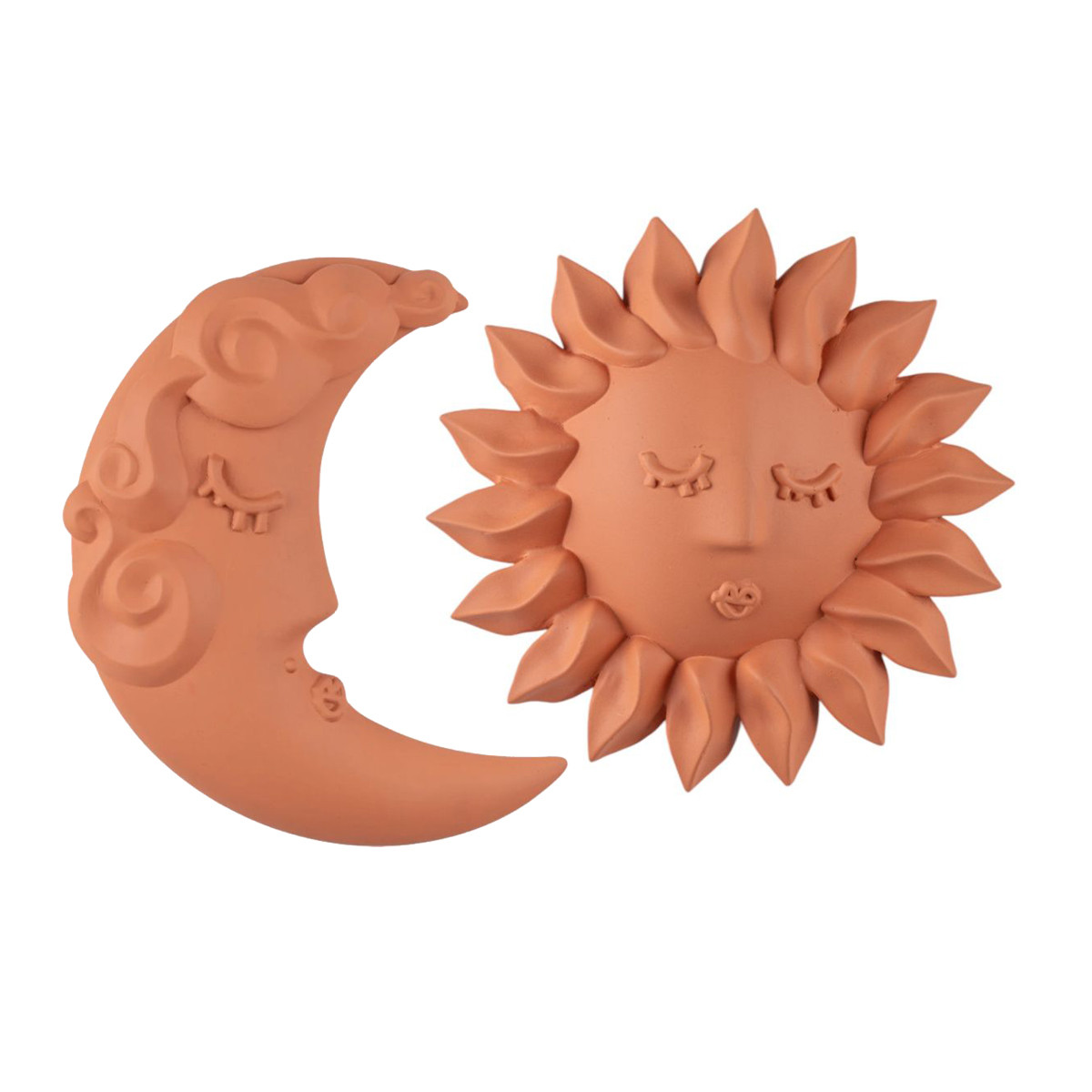 Magna Graecia Sole & Luna decorazione murale in terracotta