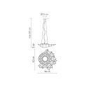 Lampada a sospensione Notredame SE1304O INT scheda tecnica