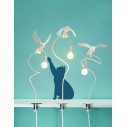 Sparrow Lamp con pinza Taking Off Seletti ambientazione