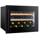 Dunavox Spirit-19 cantina vino 19 bottiglie integrata Full glass Nera vista