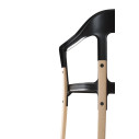 Steelwood Chair Sedia con braccioli in faggio naturale Magis dettaglio