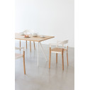 Steelwood Chair Sedia con braccioli in faggio naturale Magis vista