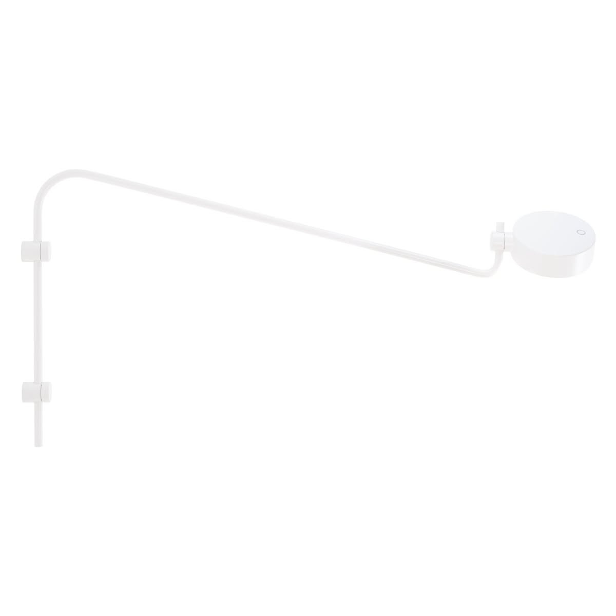 Super O Pro lampada da parete con braccio Bianco