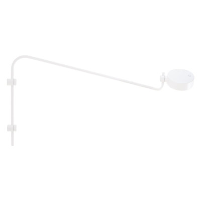 Super O Pro lampada da parete con braccio Bianco