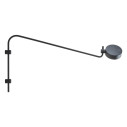 Super O Pro lampada da parete con braccio Nero Zafferano vista