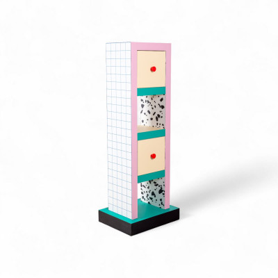 Supershelf Bathroom Blue Grid Seletti