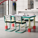 Supertable Blue Grid Seletti ambientazione