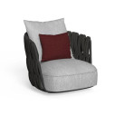 Swipe Poltrona girevole Talenti Graphite-Mouse grey