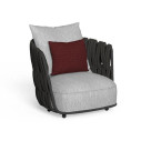 Swipe Poltrona Living Talenti Graphite-Mouse grey