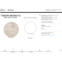 T.Moon 2 lampada da tavolo In-es.artdesign scheda tecnica