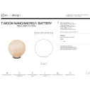 T.Moon Nano Battery lampada da tavolo In-es.artdesign scheda tecnica