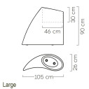 Tao Vaso Large Myyour dimensioni