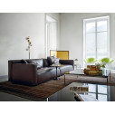 Knoll Saarinen Tavolo Rotondo Tulip Ø 51 H 52 Laminato Nero ambientazione