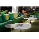 Knoll Saarinen Tavolo Rotondo Tulip Ø 51 H 52 Laminato Nero ambientazione