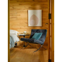 Knoll Saarinen Tavolo Rotondo Tulip Ø 51 H 52 Laminato Nero ambientazione