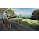 Moon Teak tavolo 200 x 100 Talenti Outdoor ambientazione