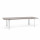 Tavolo Alloro 210 Extensible tortora/bianco