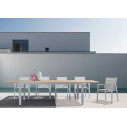 Tavolo allungabile Elias 200/300x95 bianco Bizzotto ambientazione