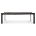 Tavolo allungabile Konnor 160/240x100 antracite Bizzotto vista