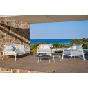 Tavolo basso grande Terramare con piano gres porcellanato 108x64 Emu ambientazione