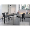 Tavolo Dublino 20.16 Bontempi Casa Piano Superceramica Antracite