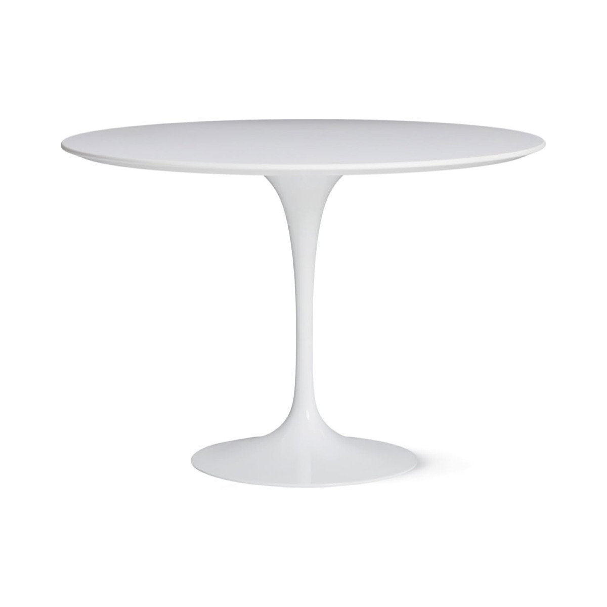 Knoll Saarinen Tavolo Tulip Lounge Ø 107 H 65 Laminato Bianco