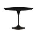 Knoll Saarinen Tavolo Tulip Lounge Ø 107 H 65 Laminato Nero vista