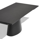 Tavolo Ellisse CB4858-R 160 Connubia dettaglio piano ceramica Stone