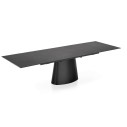 Tavolo Ellisse CB4858-R 160 Connubia dettaglio piano ceramica Stone