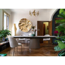 Tavolo Ellisse CB4858-R 160 Connubia dettaglio piano ceramica Arenaria