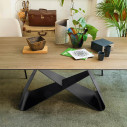 Tavolo Gemini CB4873-R 160 Connubia Calligaris ceramica naturalis