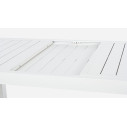 Tavolo allungabile Hilde 160-240x90 bianco Bizzotto dettaglio