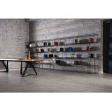 Tavolo Millennium XXL 20.99 Bontempi Casa Piano Legno Massello Scortecciato Noce Secolare Libreria Lexington
