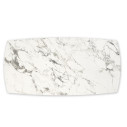 Tavolo Orion CB4865-S 165 Connubia ceramica marmo bianco lucido