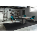 Tavolo Podium Fisso 52.16 Base Cemento Antracite Piano Cemento Antracite