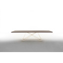 Tavolo Status Wood T8086FSW Tonin Casa dettaglio vista frontale