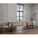 Tavolo Tecno Premium 160 allungabile 264 Itamoby quercia natura allunga
