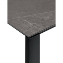 Tavolo Tom 52.58 Bontempi Casa Piano SuperMarmo Grigio Serena opaco dettaglio 
