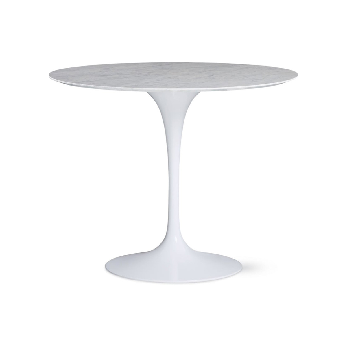 Knoll Saarinen Tavolo Tulip Ø 91 Marmo Statuarietto