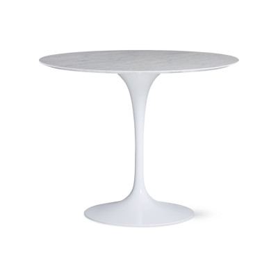 Knoll Saarinen Tavolo Tulip Ø 91 Marmo Statuarietto